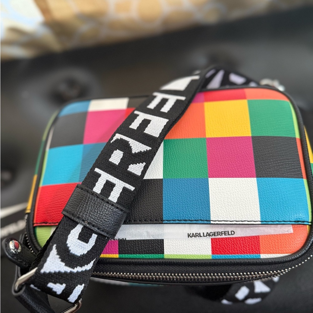 Karl Lagerfeld Color Block Belt Bag